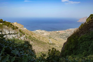 Fototapeta na wymiar Sicilian landscape near Sperlinga, Sicily, Italy