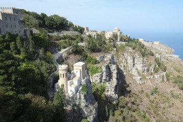 Fototapeta na wymiar View of Erice, Italy