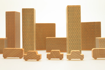 Toy city miniature