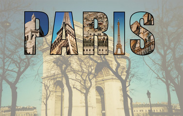 Paris collage of images