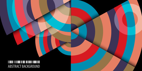 Obraz premium Geometric colorful abstract background