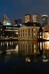 The Hague city, Netherlands night photography