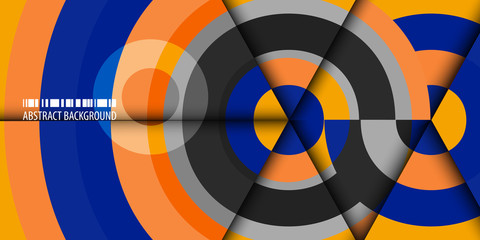 Obraz premium Geometric colorful abstract background