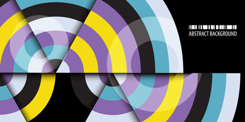 Obraz premium Geometric colorful abstract background