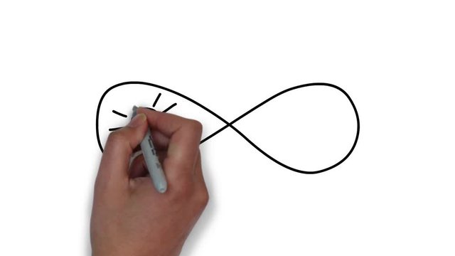 Infinity symbol animation