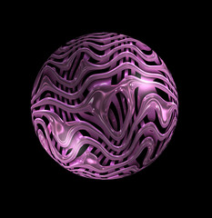 Obraz premium purple sphere