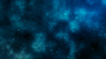 universe abstract background with star and cloud fog, science of future technology concept.