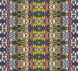 Tribal vintage abstract geometric ethnic seamless pattern ornamental