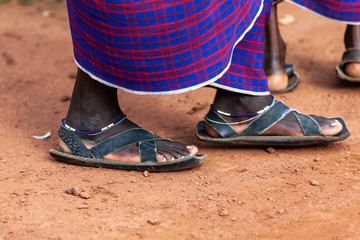 massai shoes in africa © HERREPIXX