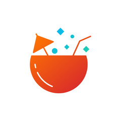 Cocktail vector icon