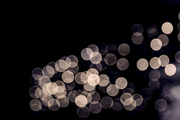 Abstract bokeh lights Christmas background for your design.