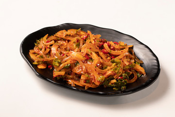 Spicy cold mixed pork skin