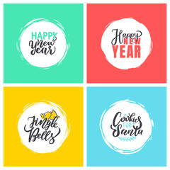 Happy New Year, Merry Christmas Festive Greetings