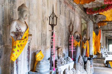 Statue of Buddha in Angkor Wat