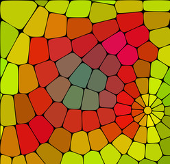 Obraz premium Cute mosaic background. Colorful design. Kaleidoscope decorative ornament. Ideal for banners, wrapping paper, textile, fabric, cover.