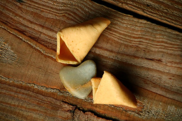 Glückskeks mit Herz