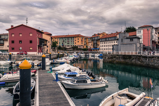 Llanes marina. Asturias, Spain