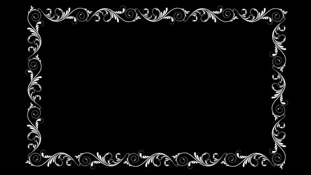 classic animated frame