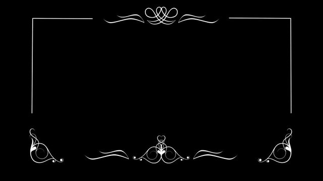classic animated frame