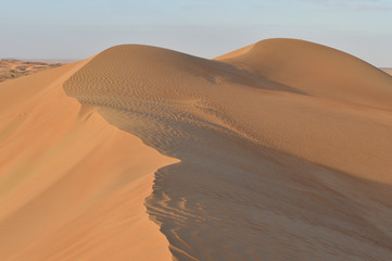Sandwüste am Morgen