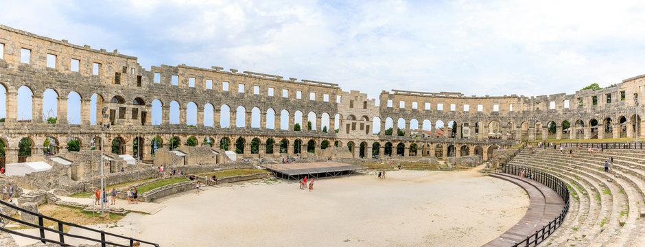 Amphitheater in Puji, Croatia
