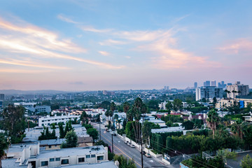 aerial view of the city