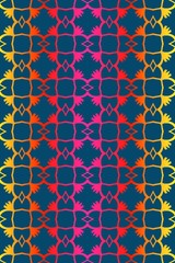 Vector illustration. pattern with geometric ornament, decorative border. design for print fabric. paper for scrapbook