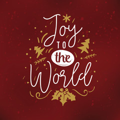 Merry Christmas typography.