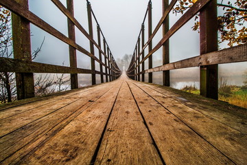 Fototapeta premium bridge over river