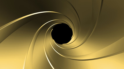 gun barrel,high resolution 3d rendering