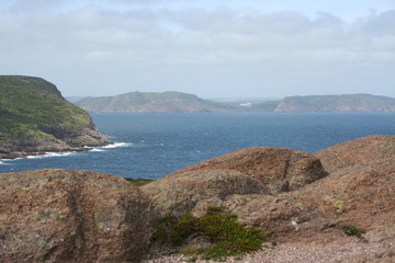 Fototapeta na wymiar Rocky Cliff Ocean