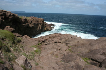 Fototapeta na wymiar Ocean Cliffs Water