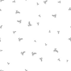 Obraz na płótnie Canvas Bird seamless pattern