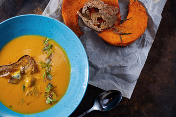pumpkin cream soup
