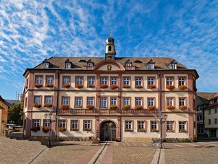 Fototapeta premium Das alte Rathaus in Neustadt an der Weinstraße, Rheinland-Pfalz, Deutschland 