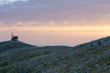 Fototapeta na wymiar montagna natura trekking