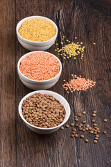 Lentils are the basis of high-protein Asian and European dishes.
