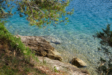 Küstenlandschaft in Kroatien