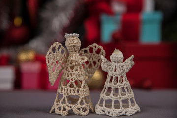 christmas tree and gifts