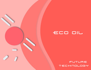 Eco oil Color of the year 2019: Living Coral. Texture of colored porous rubber. Design card pantone color 2019 season. Modern background