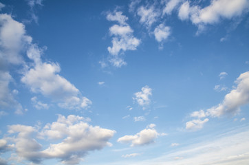 Sky with clouds