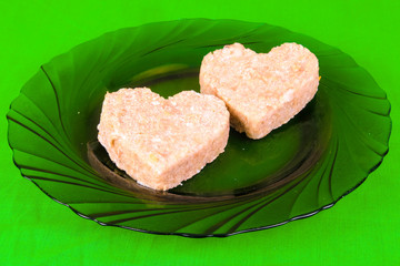 The meat frozen semi-finished products