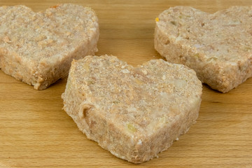 The meat frozen semi-finished products