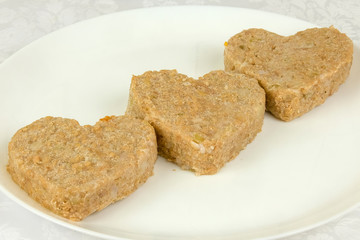 The meat frozen semi-finished products