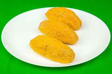 The meat frozen semi-finished products