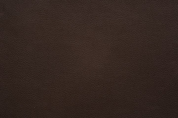 Coffee color artificial leather with large texture.