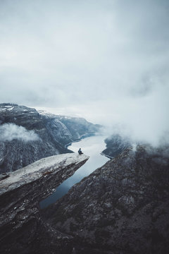 Trolltunga Mountain in Norway