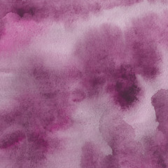 Pink watercolor and ink paper textures on white background. Chaotic stylish abstract organic design.