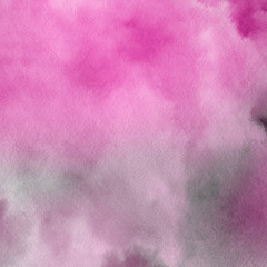 Pink watercolor and acrylic paper textures on white background. Chaotic stylish abstract organic design.