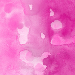 Pink watercolor and acrylic paper textures on white background. Chaotic stylish abstract organic design.